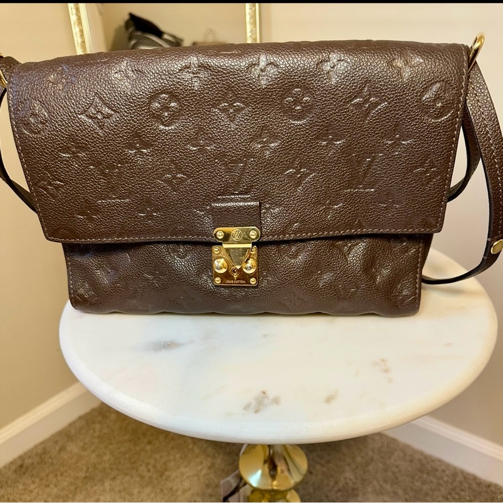 Louis Vuitton Fascinante Handbag Monogram Empreinte Leather